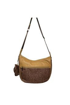 WOMEN'S BROWN LOGOED BOAT BAG IN BAROQUE ROCCO ECO-LEATHER ROCCO BAROCCO | RBR910B3203MARRONE